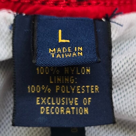 Polo Ralph Lauren Black Swim Trunks Men Red Pony Mesh Lined Drawstring Resort L - Picture 6 of 7